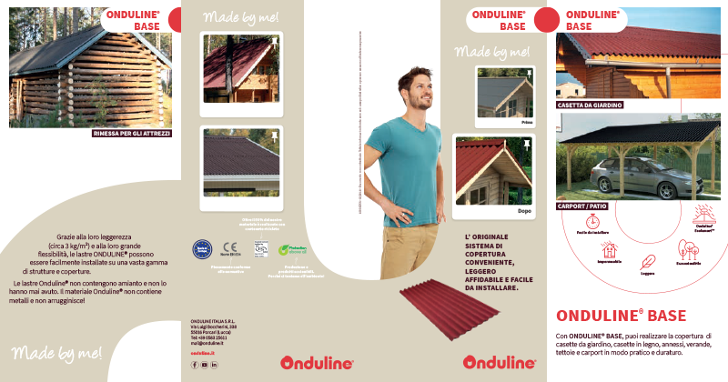 Lastre da copertura Onduline Base - Brochure