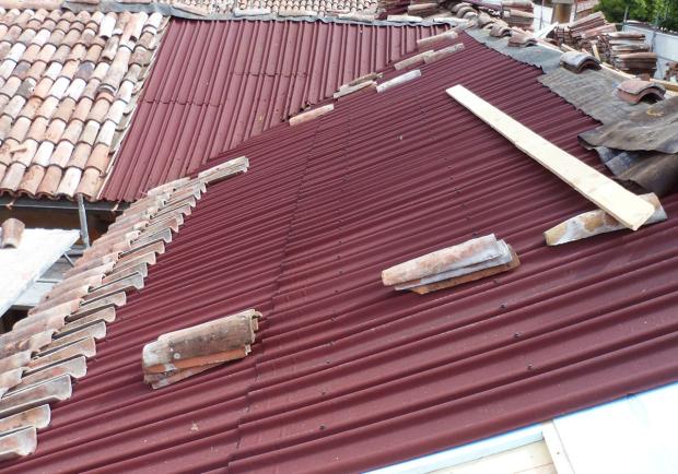 Lastre sottocoppo Onduline per ristrutturazione