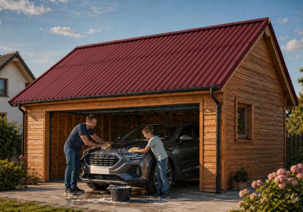 Copertura in Onduline Easyfix - Garage